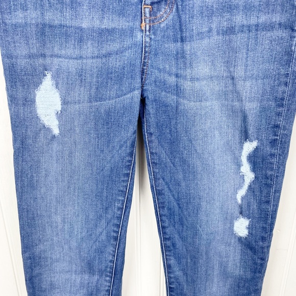 J. Crew Mercantile Distressed High Rise Skinny Jeans D401811 Women's Size 25 - Picture 5 of 10